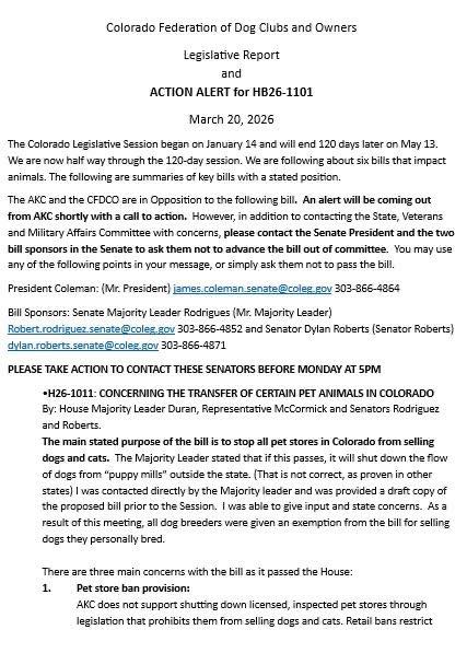 Legislative Report Page 1